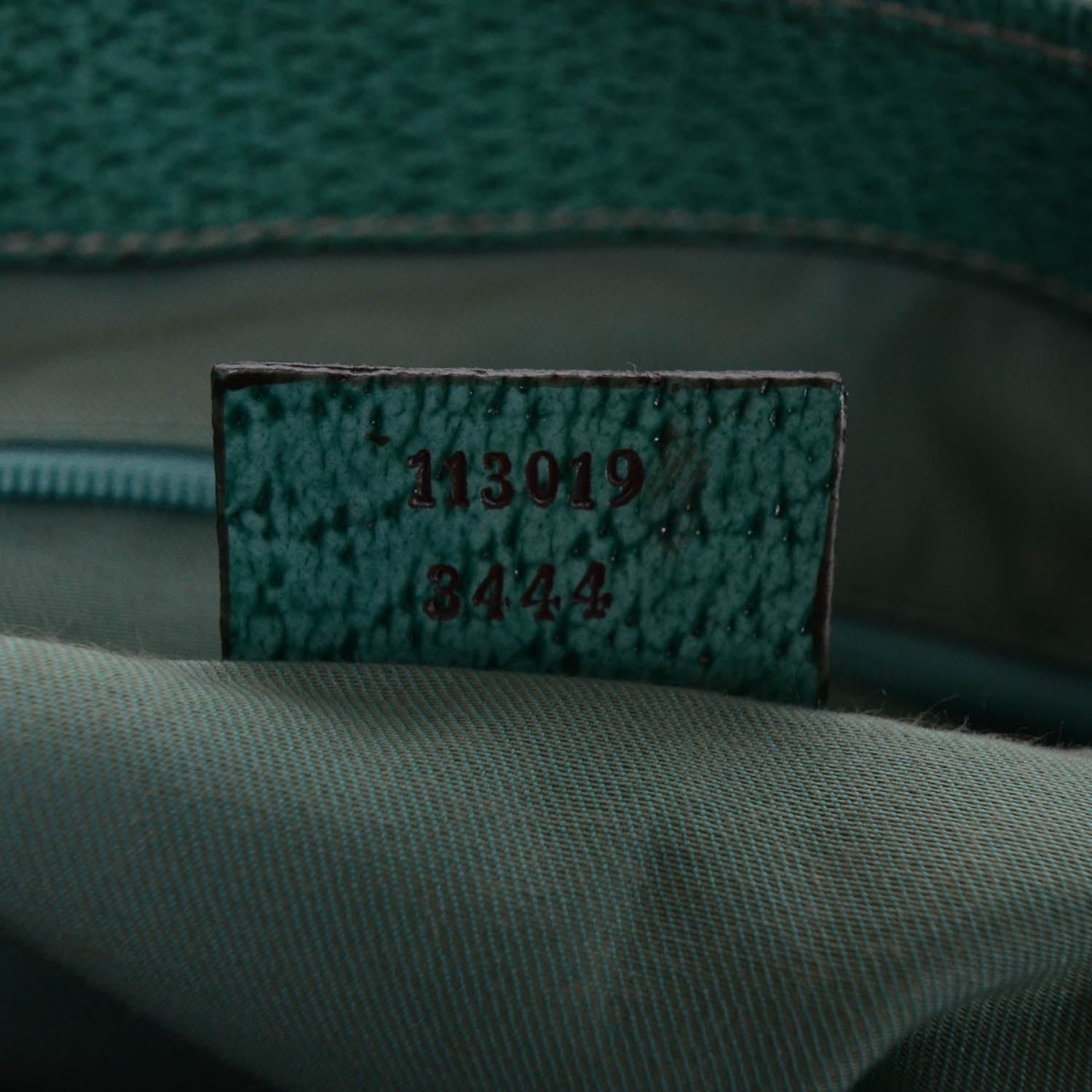 Gucci Monogram Tote Green 12 of 12