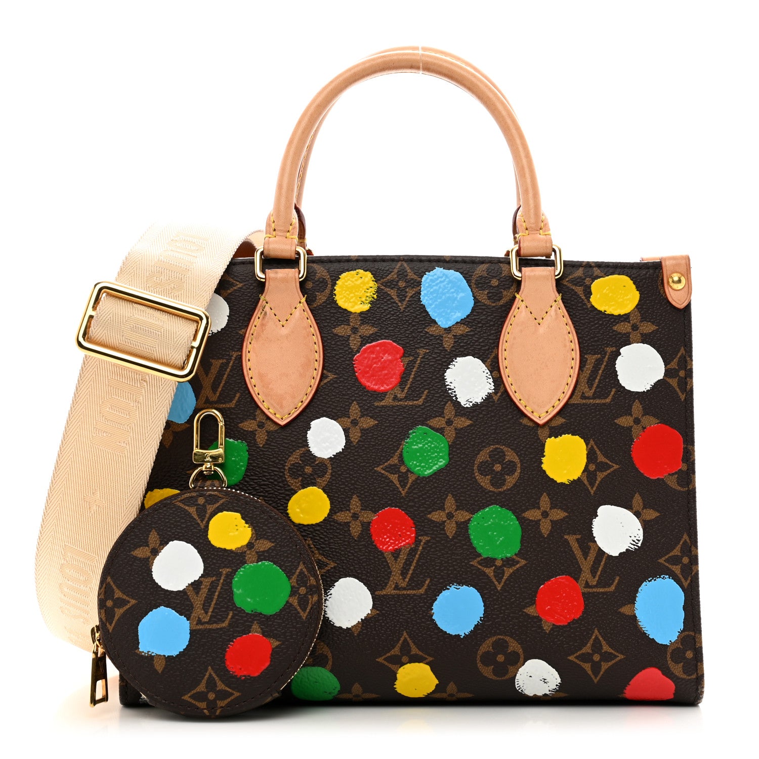 Louis Vuitton LV X YK Monogram Dots Onthego PM Multicolor 1 of 11