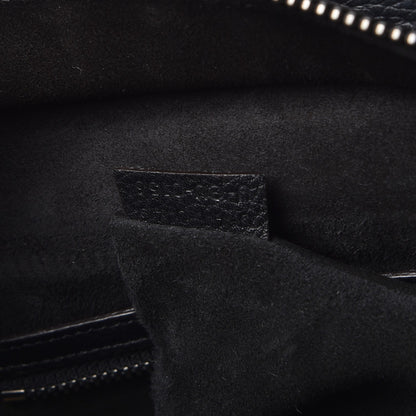 Celine Drummed Calfskin Mini Luggage Black 8 of 9