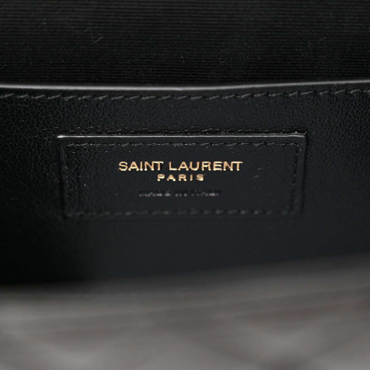 Saint Laurent Grain De Poudre Textured Mixed Matelasse Triquilt Small Monogram Satchel Black 6 of 12