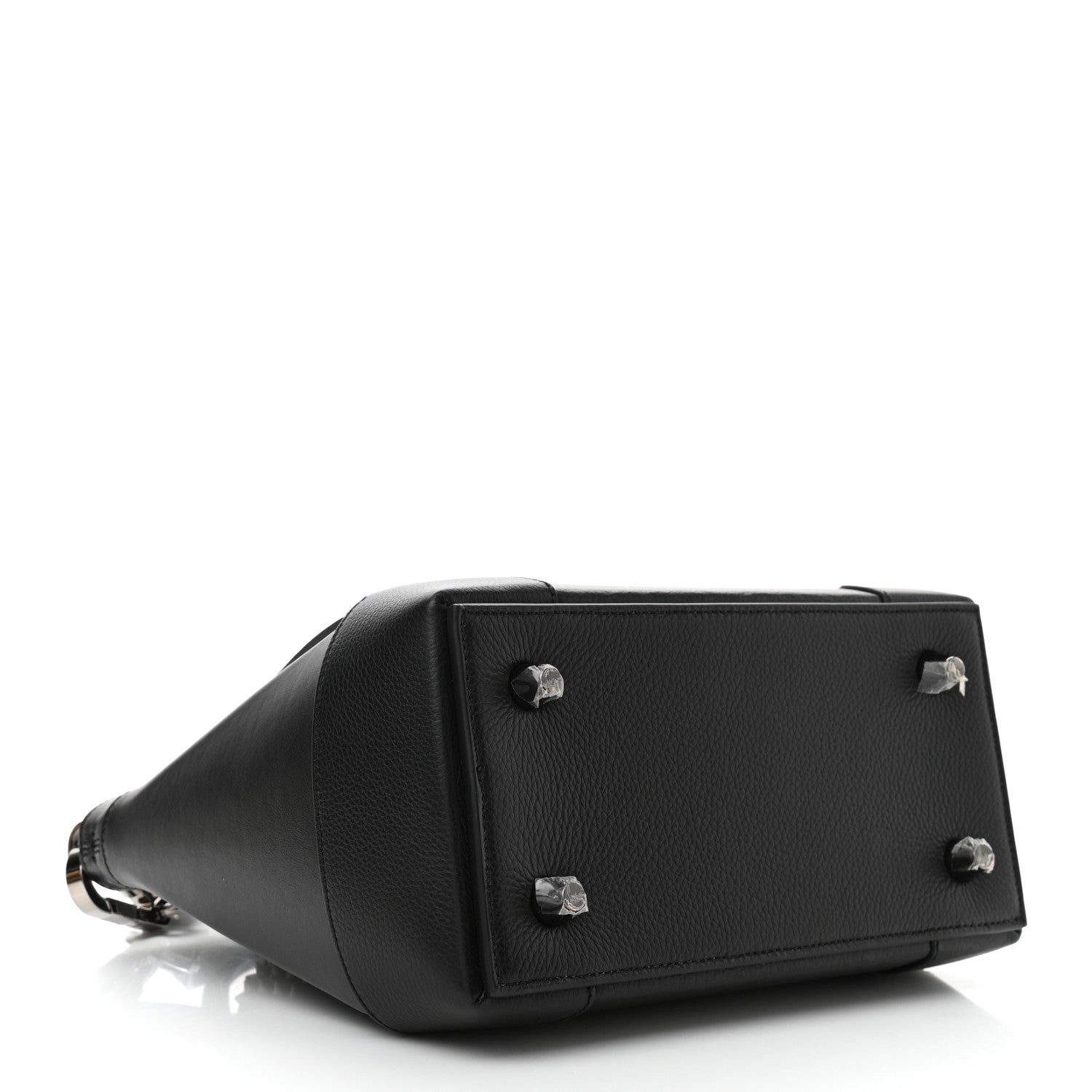 Christian Louboutin Grained Calfskin Spike Small Eloise Tote Black 4 of 10