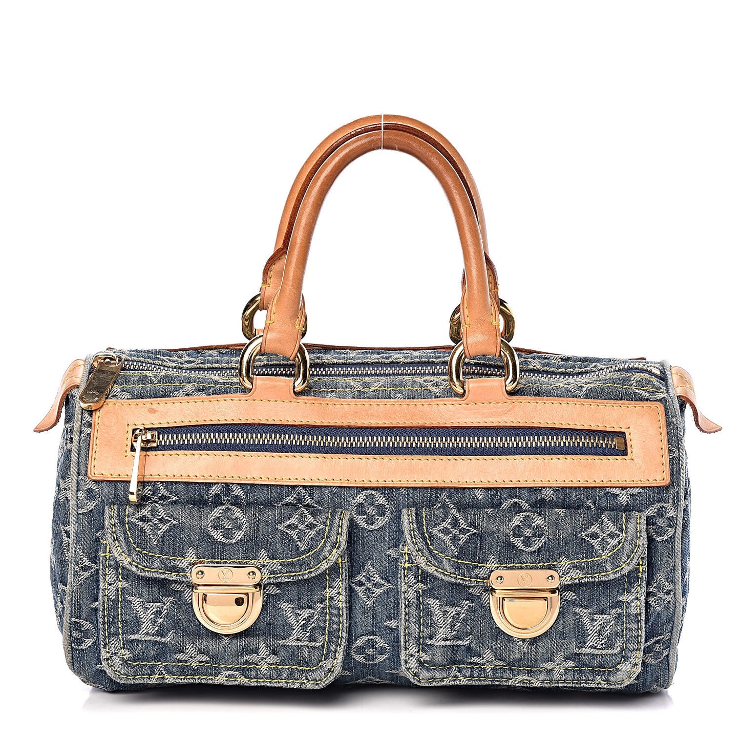 Monogram Denim Neo Speedy Blue