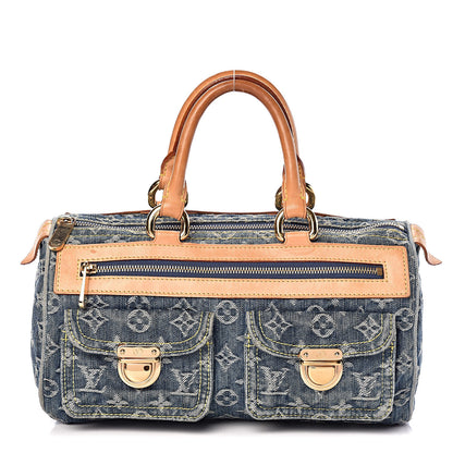 Louis Vuitton Monogram Denim Neo Speedy Blue 1 of 16