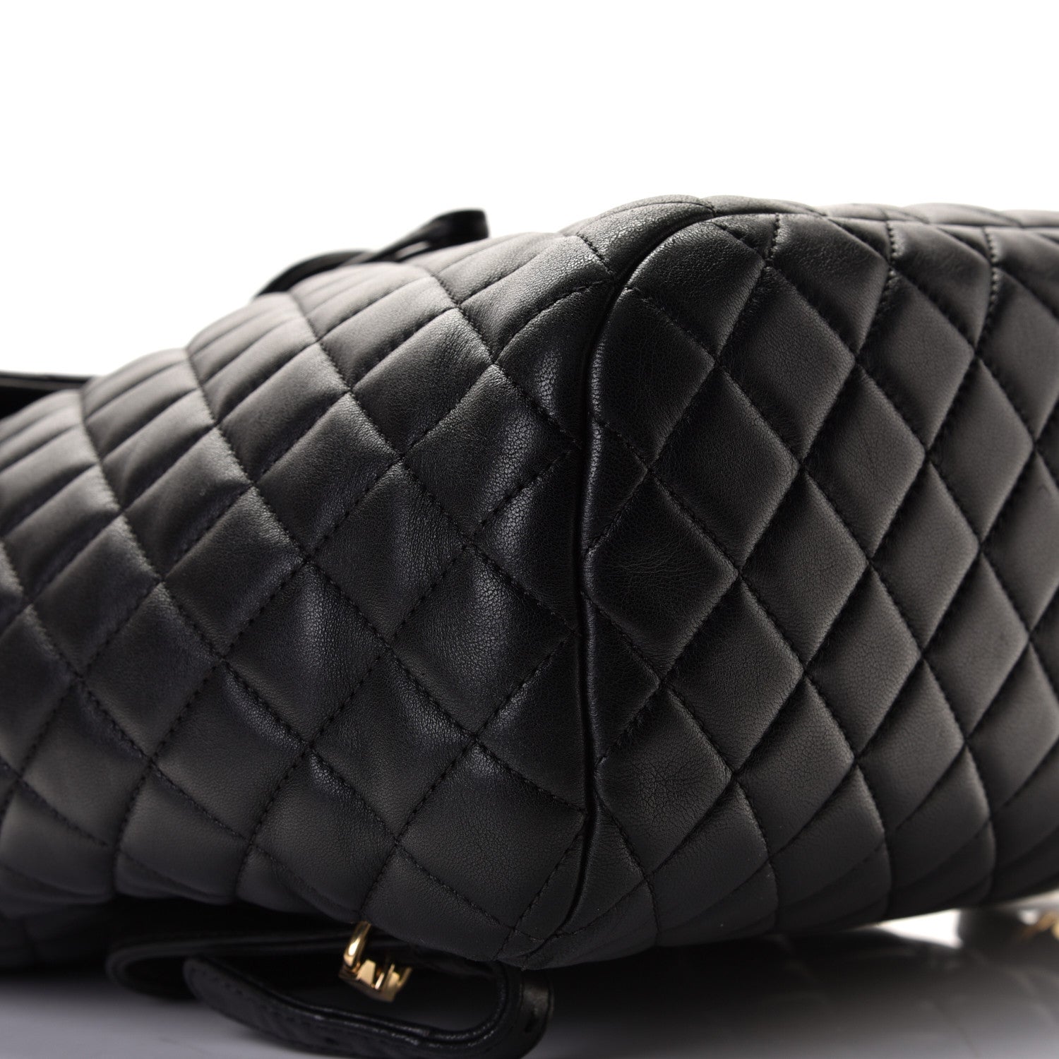 Chanel Calfskin Quilted Large Urban Spirit Backpack Black 3 of 13