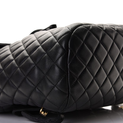 Chanel Calfskin Quilted Large Urban Spirit Backpack Black 3 of 13
