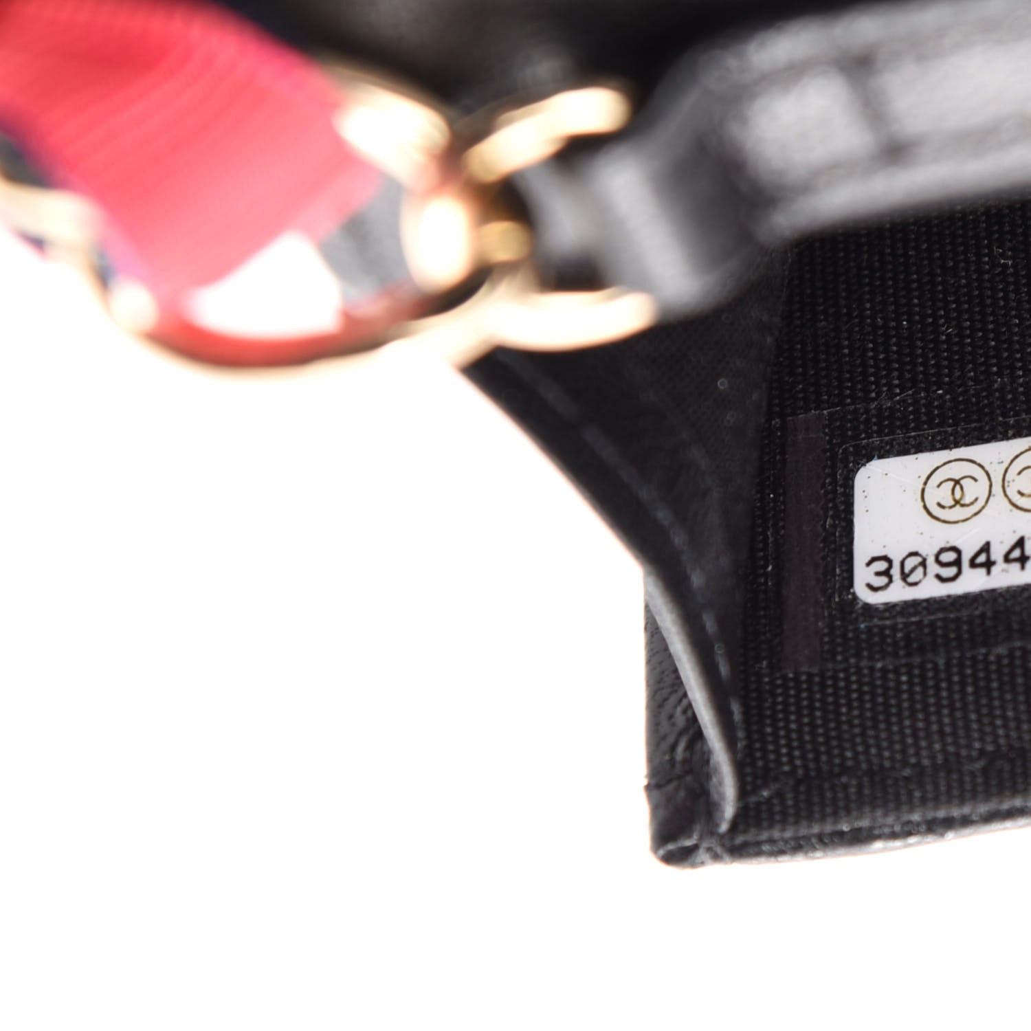 Chanel Shiny Lambskin Ribbon Quilted Flap Belt Bag Black 10 of 12