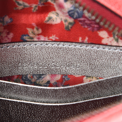 Gucci Laminated Nappa Trapuntata Mini Zumi Dome Shoulder Bag Rosso Marine Argento 6 of 9