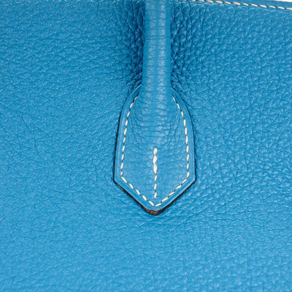 Hermes Togo Birkin 35 Blue Jean 26 of 27