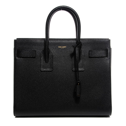 Saint Laurent Grained Calfskin Small Sac De Jour Black 1 of 7