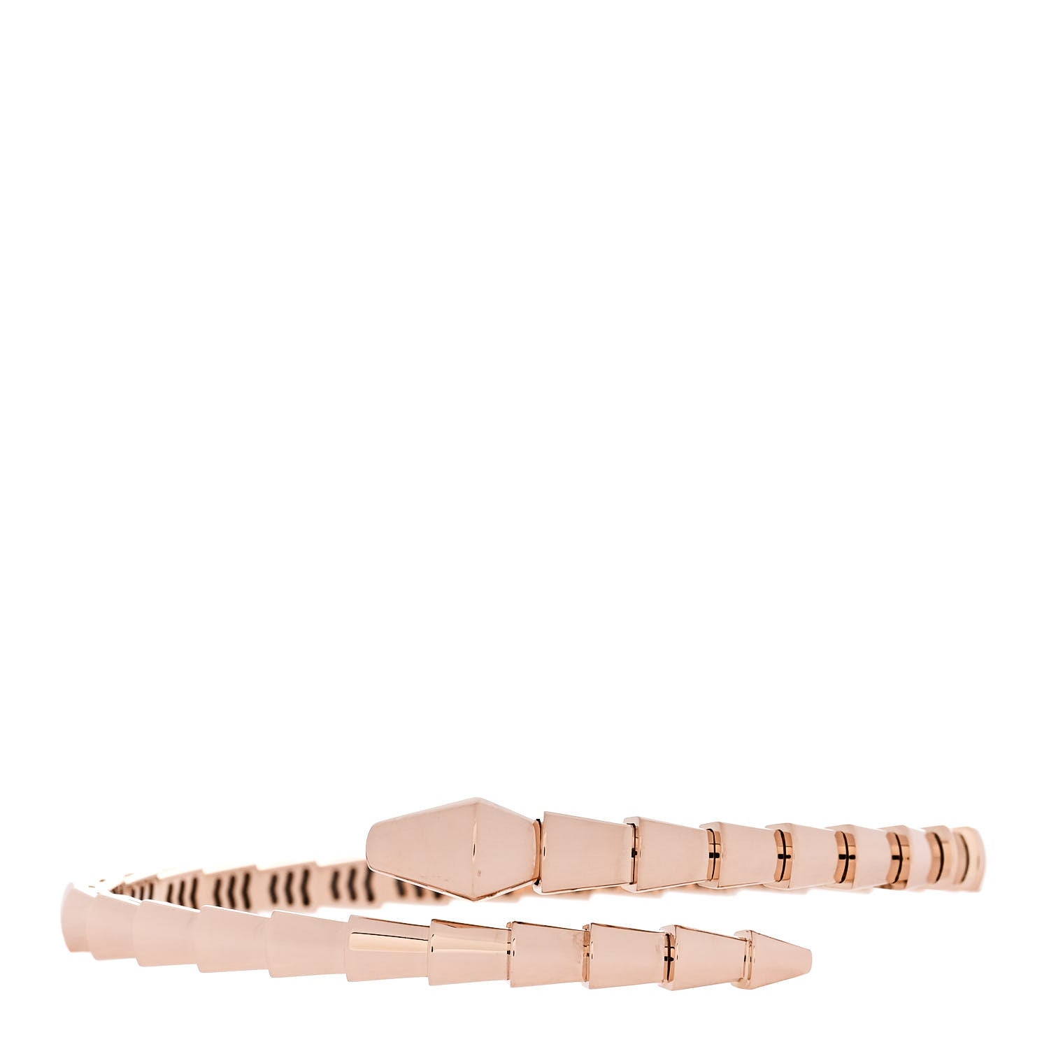 Bulgari 18K Rose Gold Serpenti Viper Bracelet M 1 of 4