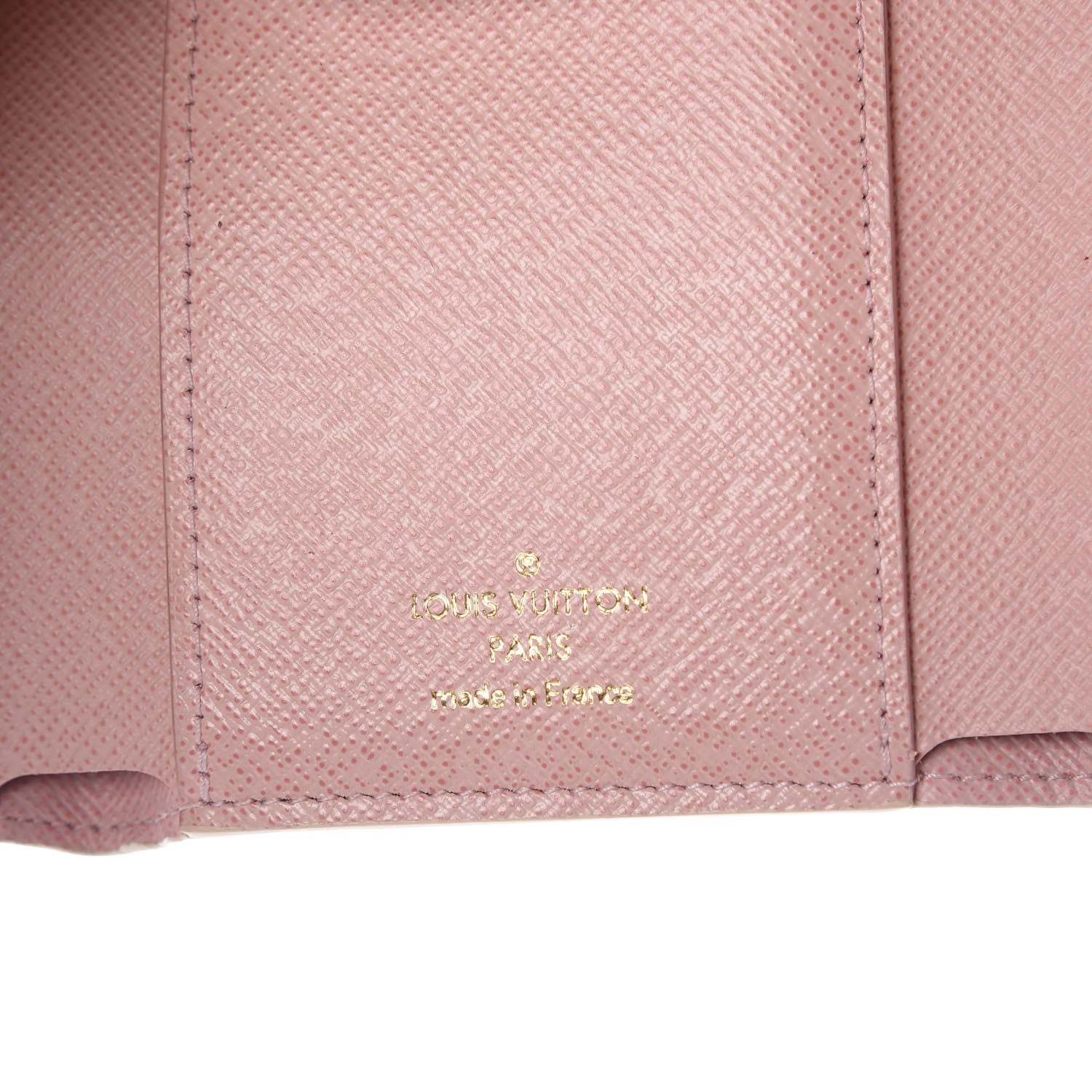 Louis Vuitton Damier Azur Victorine Wallet Rose Ballerine 6 of 8