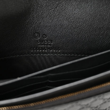 Gucci Microguccissima Crossbody Wallet Black 6 of 10