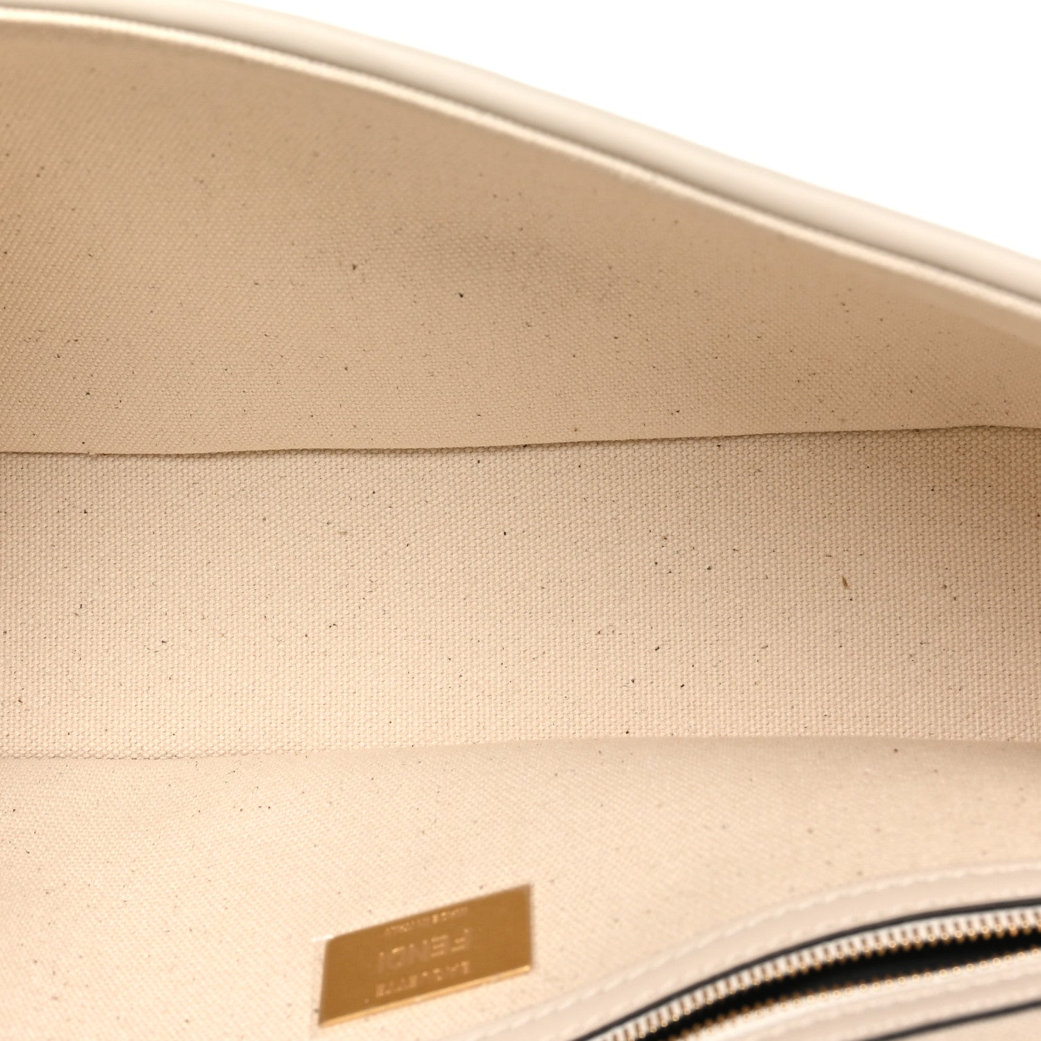 Fendi Canvas Vitello Seta FF Multicolor Embroidered Baguette Grezzo Multicolor Latte 5 of 10