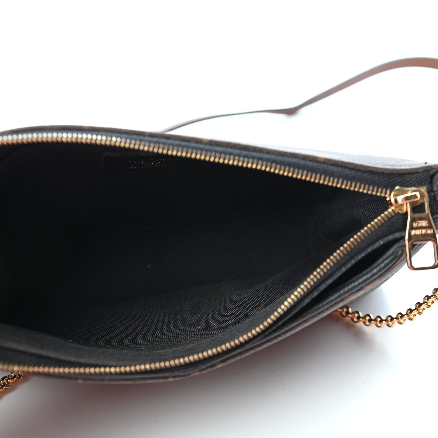 Louis Vuitton Monogram Pallas Clutch Black 5 of 8