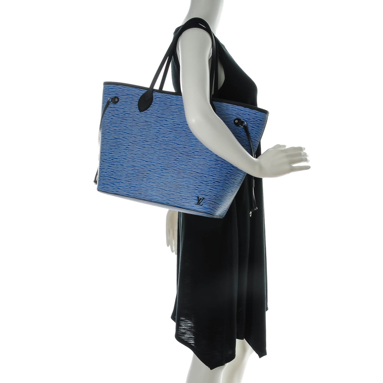 Louis Vuitton Epi Neverfull MM Denim Light 3 of 9
