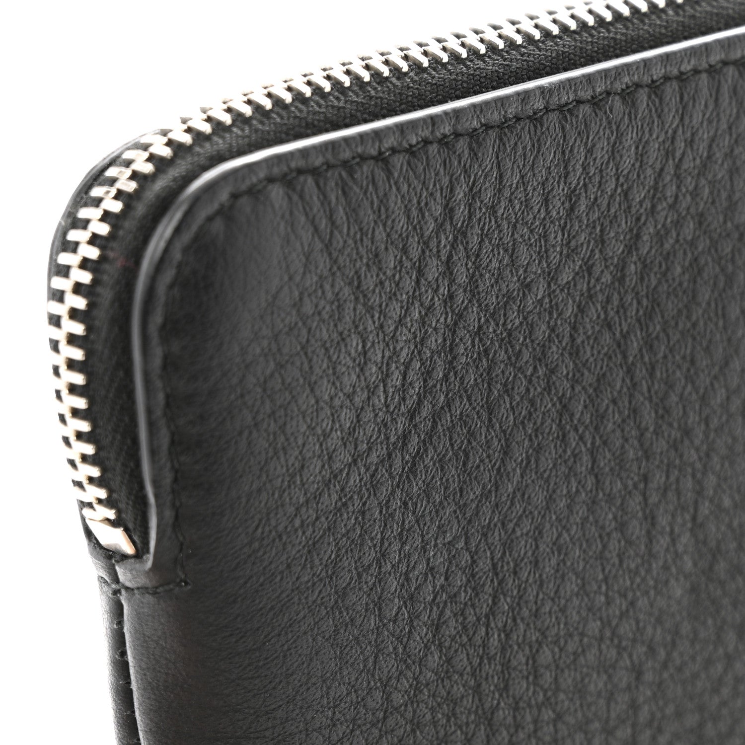 Balenciaga Calfskin Logo Medium Everyday Pouch Black 9 of 10