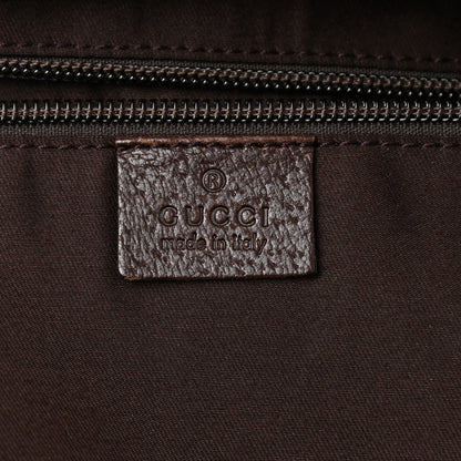 Gucci GG Monogram Web Large Collapsible Carry On Duffle Beige Brown 5 of 11