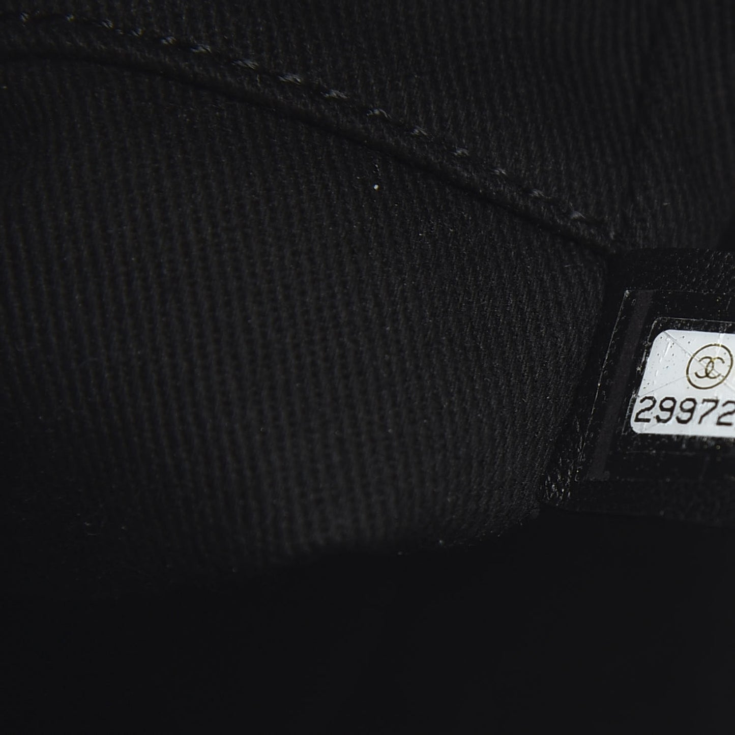 Canvas Pearl Medium Deauville Tote Black