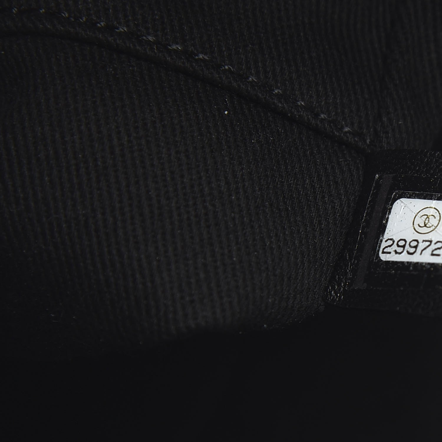 Chanel Canvas Pearl Medium Deauville Tote Black 8 of 9