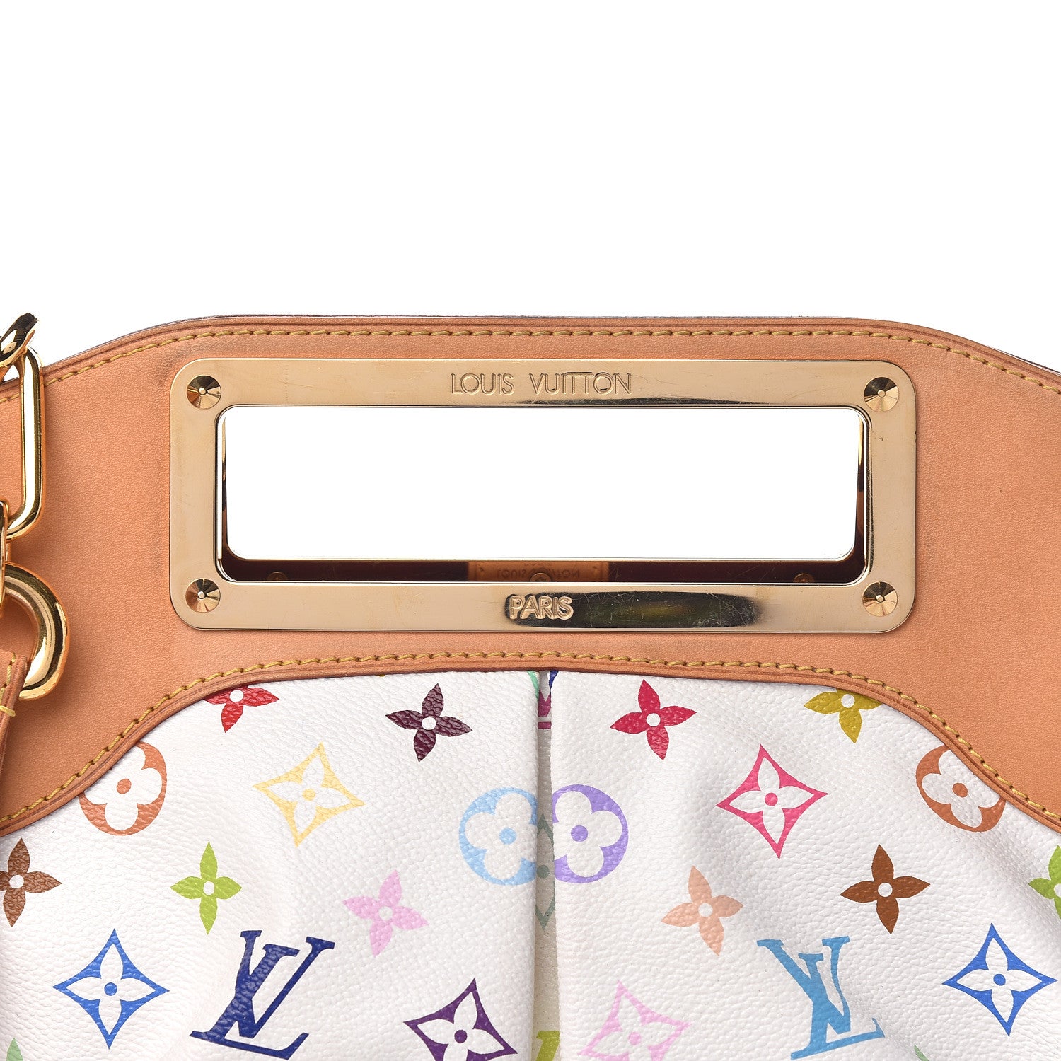 Louis Vuitton Monogram Multicolor Judy MM White 9 of 9