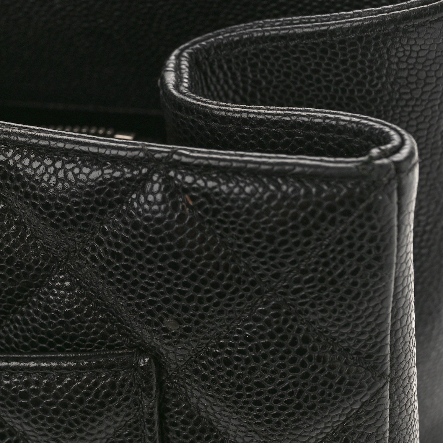 Chanel Caviar Quilted XL Grand Shopping Tote GST Black 11 of 12