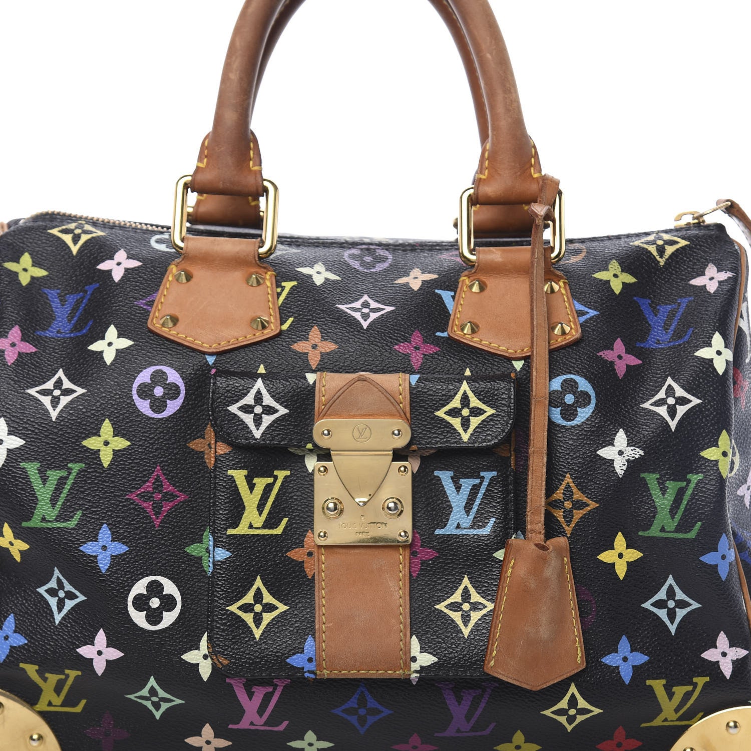 Louis Vuitton Monogram Multicolor Speedy 30 Black 8 of 14