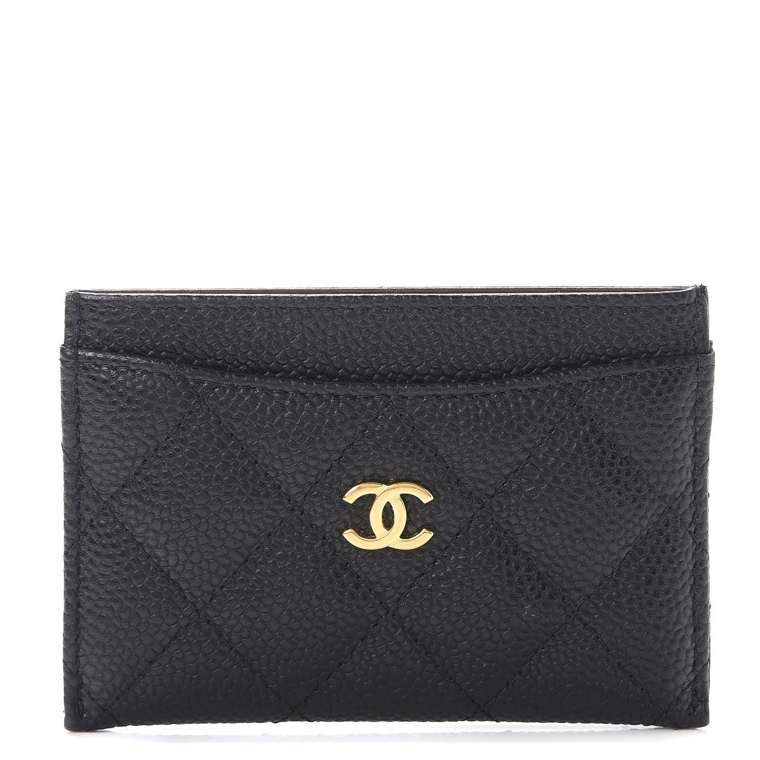 Chanel Caviar Quilted Card Holder Black 1 of 9