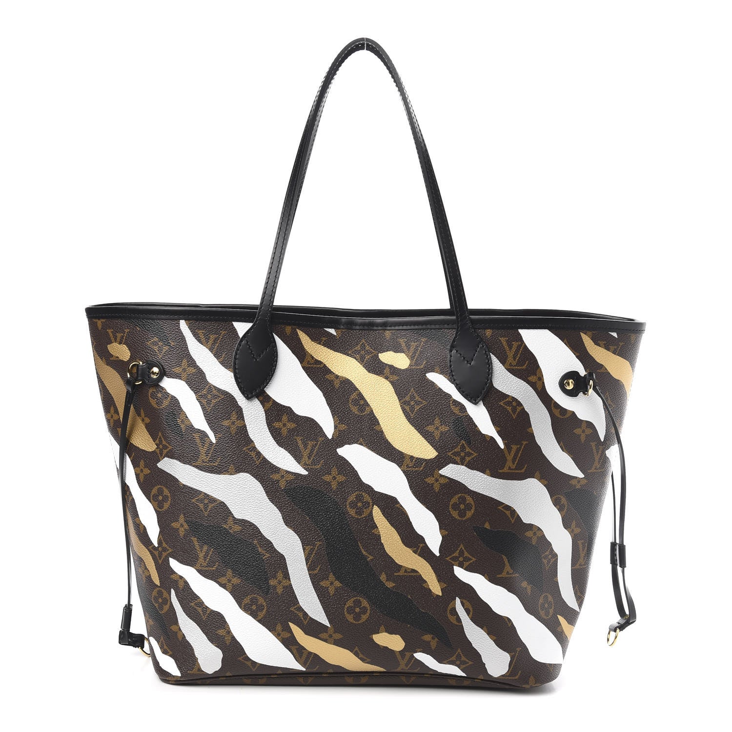 Louis Vuitton X LOL Monogram Neverfull MM Gold Silver 1 of 10