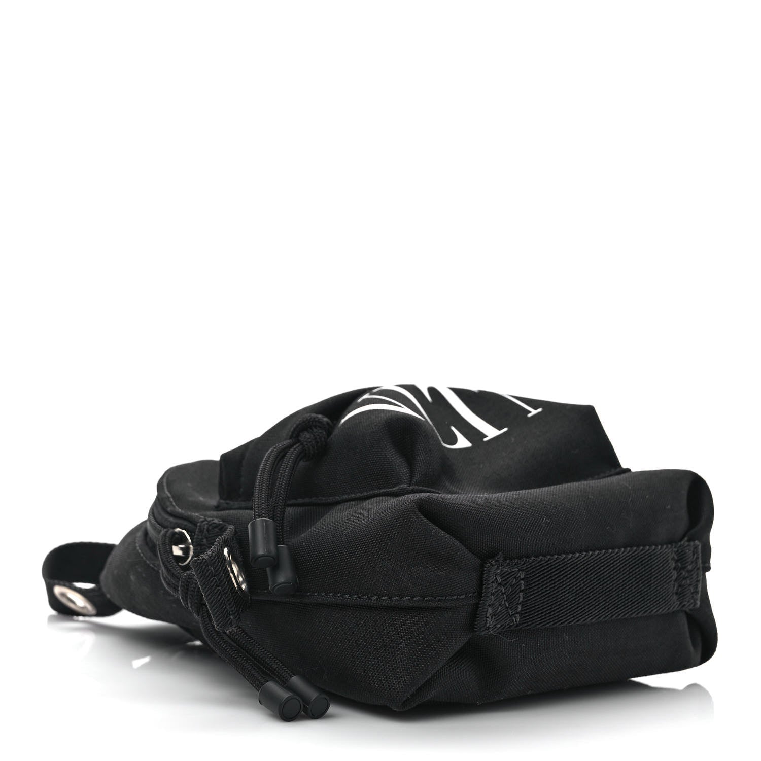 Valentino Garavani Nylon VLTN Print Mini Backpack Black White 4 of 8