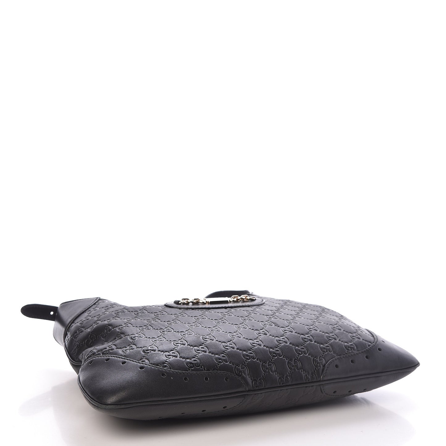 Guccissima Punch Hobo Black