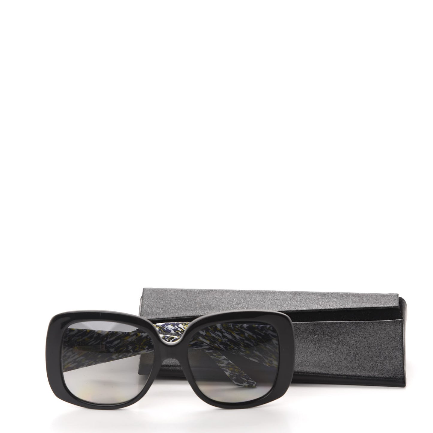 Resin Cannage Dior Lady 1 Sunglasses Black Multicolor