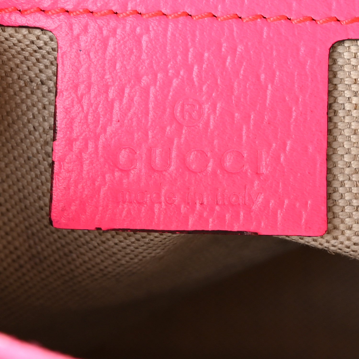 Gucci Canvas Flora Floral Shoulder Bag White Fuchsia Fluo 6 of 11