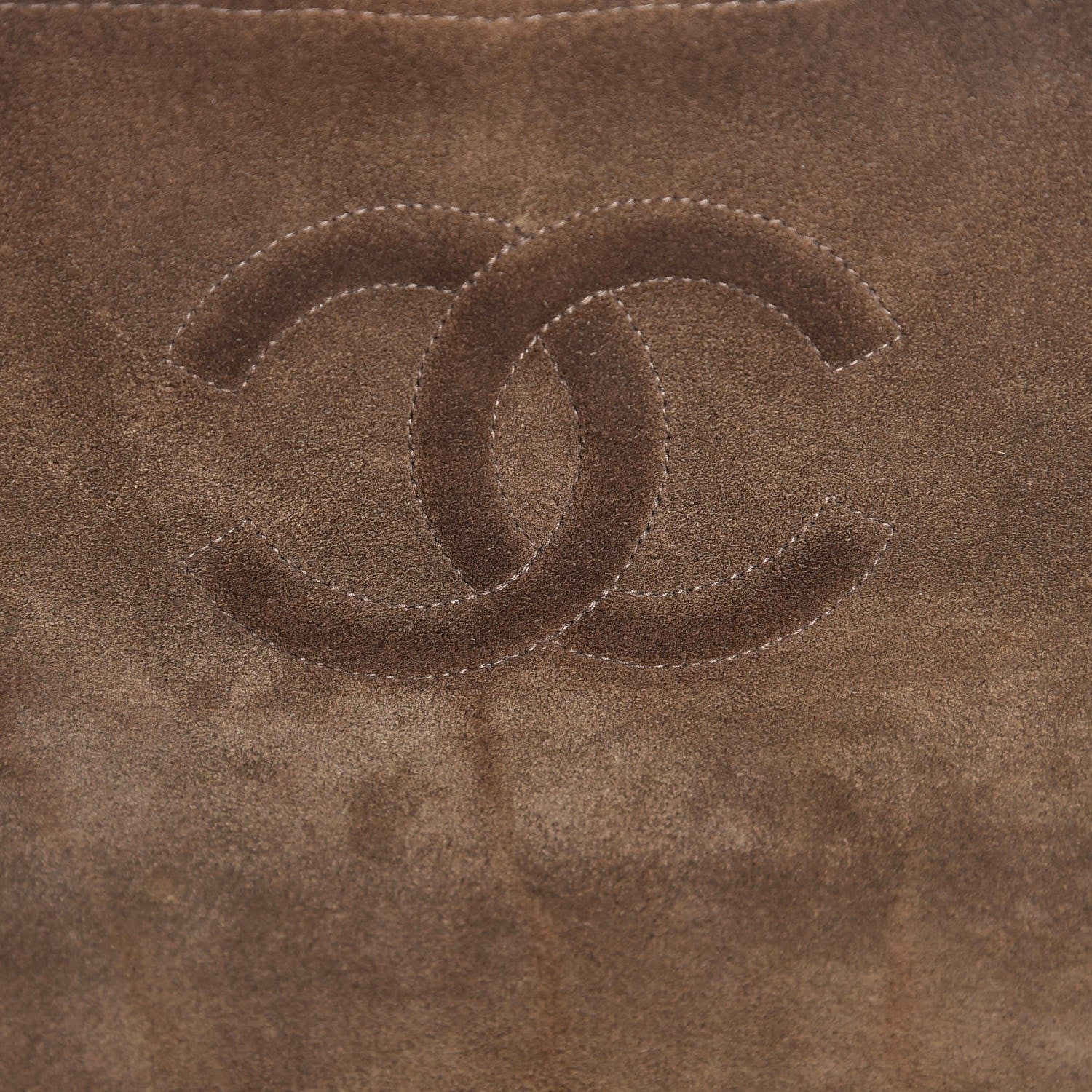 Chanel Suede Quilted Jumbo Single Flap Brown 7 of 9