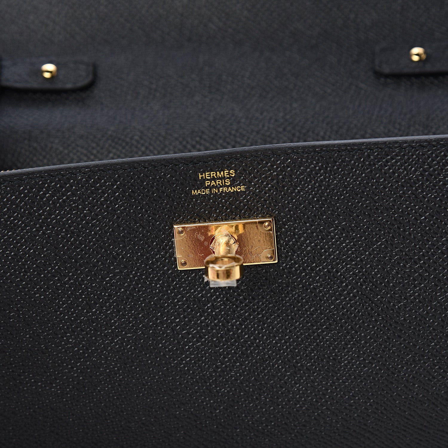 Hermes Epsom Kelly Wallet To Go Black 5 of 6