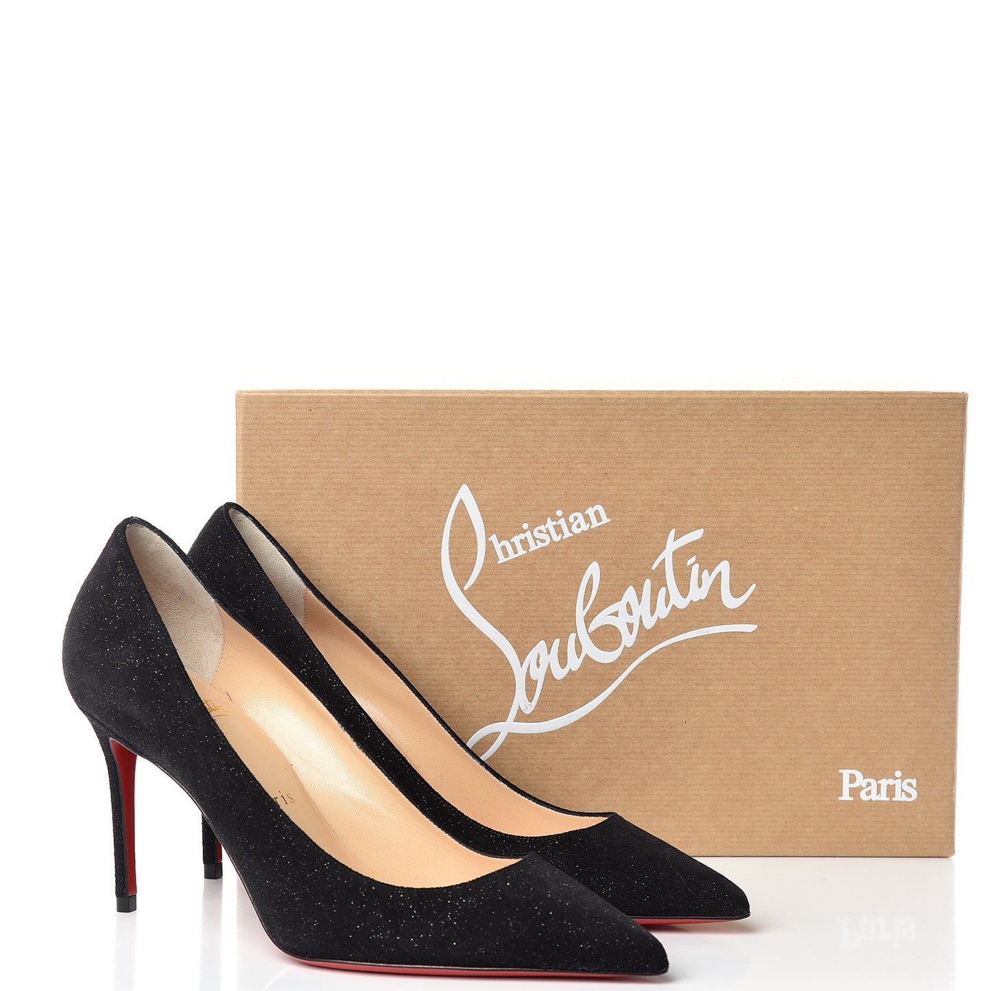 Glitter Decoltish 85 Pumps 36.5 Black
