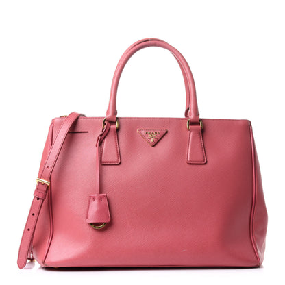 Prada Saffiano Medium Galleria Double Zip Tote Geranio 1 of 14