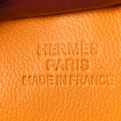 Hermes Milo Lambskin Grigri Rodeo Horse Bag Charm MM Jaune D'Or Bleu Zanzibar Rouge H 4 of 4
