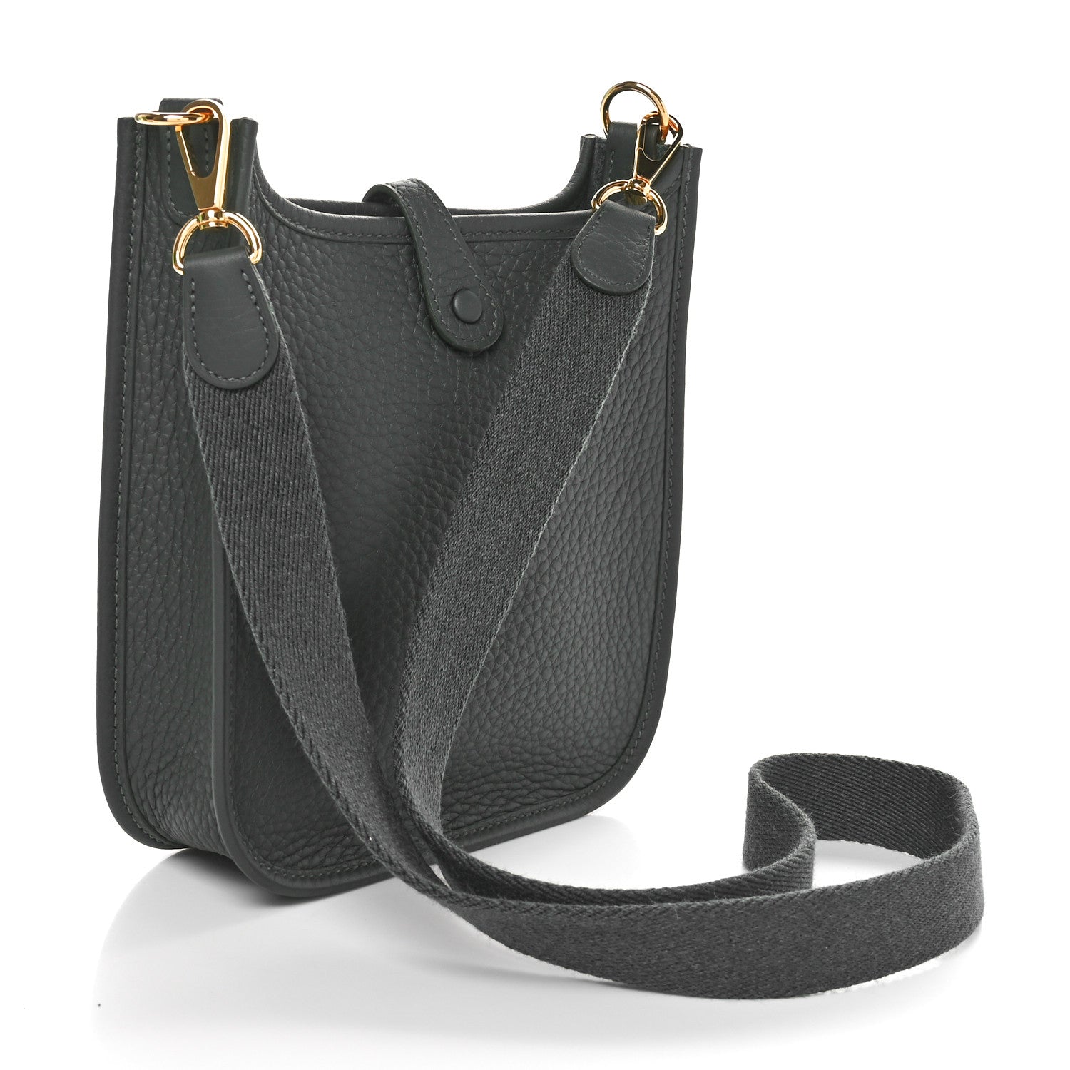 Hermes Taurillon Clemence Amazone Evelyne TPM Vert Mangrove 3 of 11