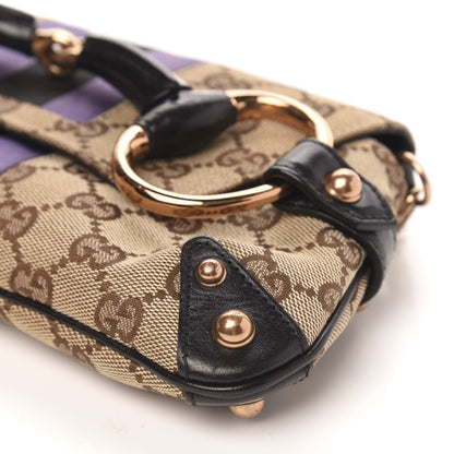 Gucci X TOM FORD Monogram Horsebit Web Clutch Purple 9 of 12