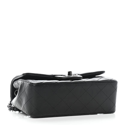 Chanel Lambskin Quilted Mini Rectangular Flap So Black 3 of 5