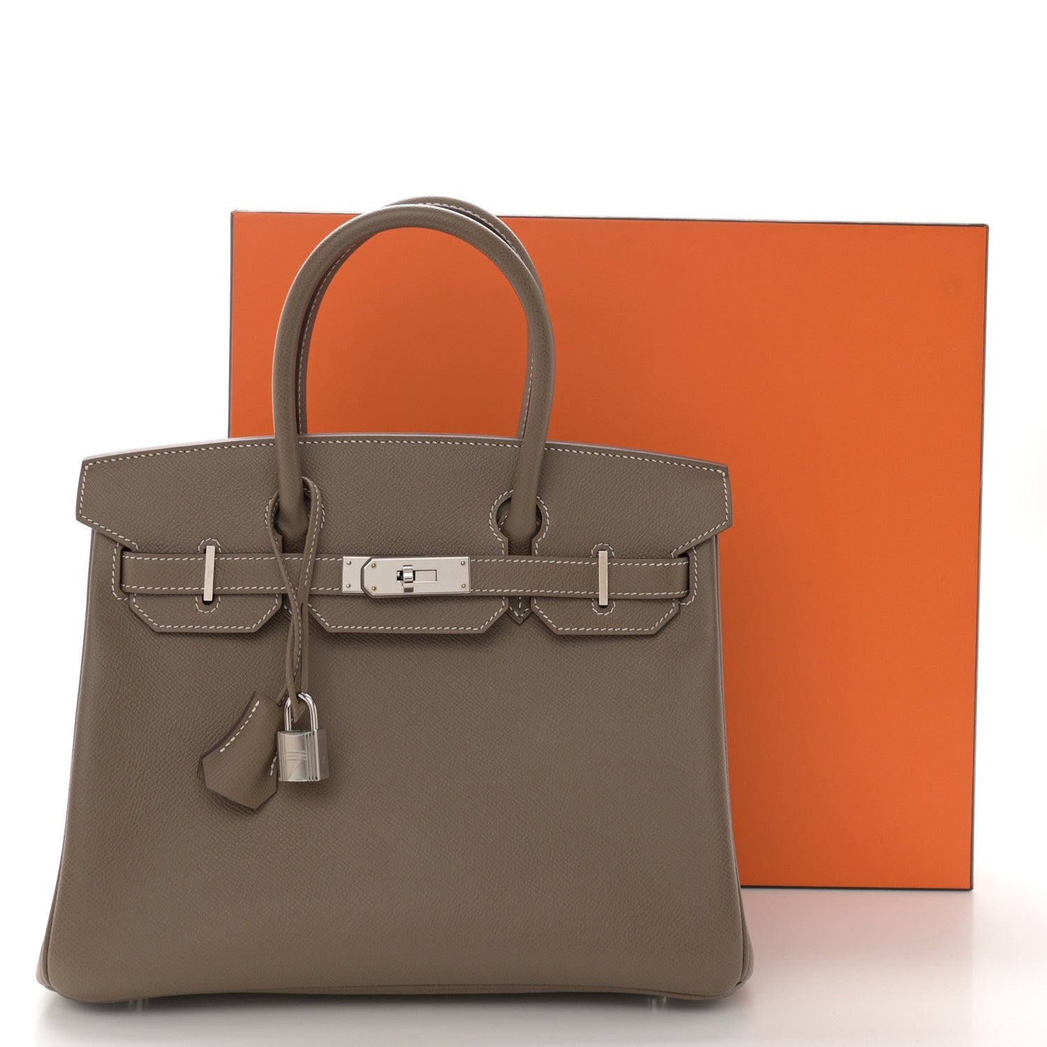 Hermes Epsom BIRKIN 30 Etoupe 13 of 13