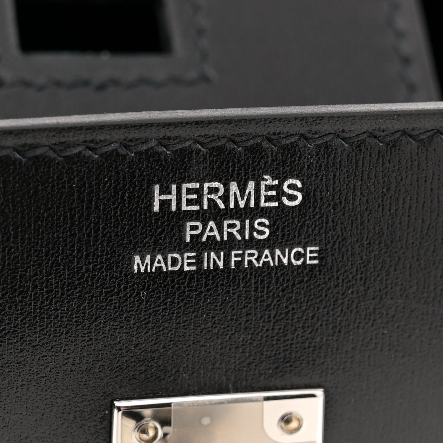 Hermes Box Birkin Sellier 25 Black 5 of 13