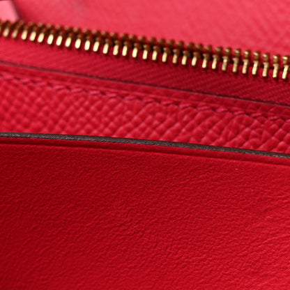 Hermes Epsom Kelly Longue Wallet Rose Extreme 9 of 11