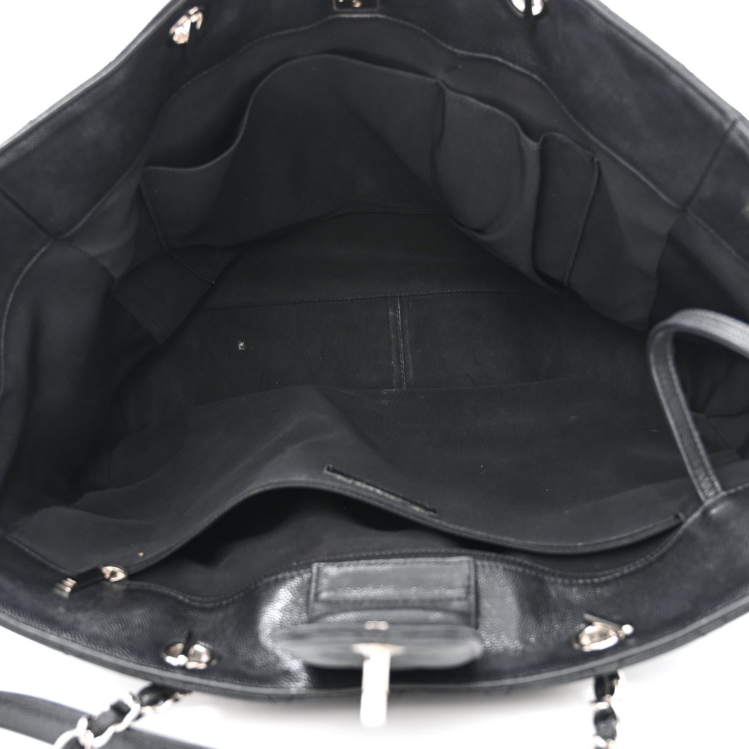 Chanel Caviar Quilted Large Shopping Tote Black 5 of 12