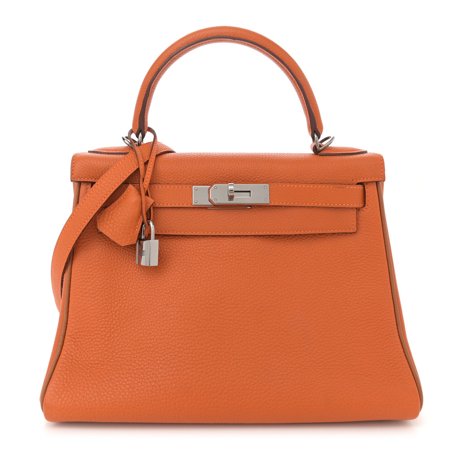 Hermes Togo Kelly Retourne 28 Potiron Gold 1 of 18