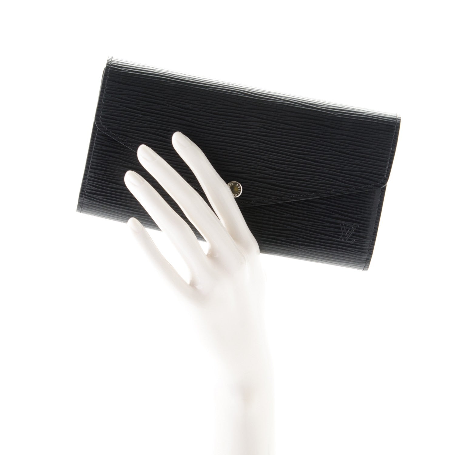 Louis Vuitton Epi Sarah Wallet NM Black 2 of 6