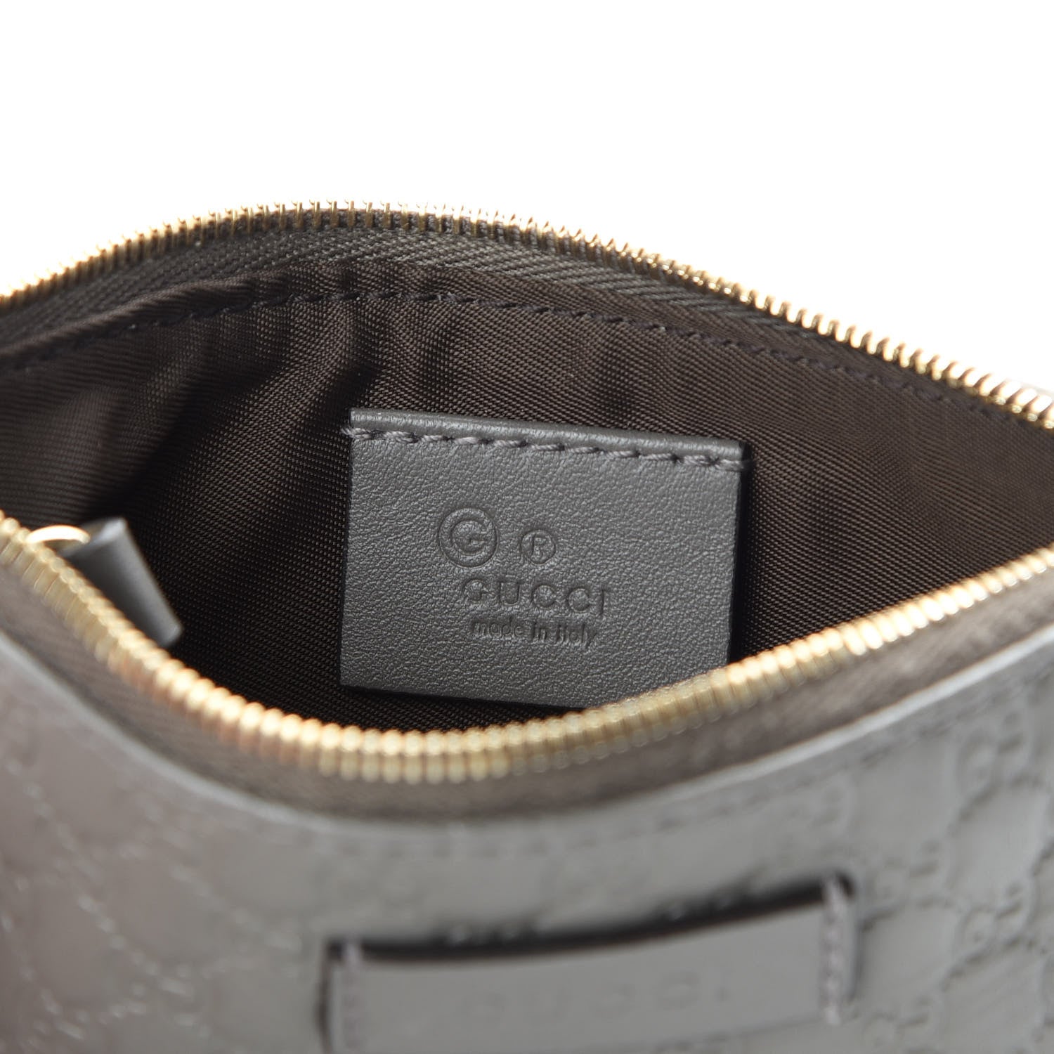 Gucci Soft Microguccissima Key Ring Coin Case Loess 6 of 8