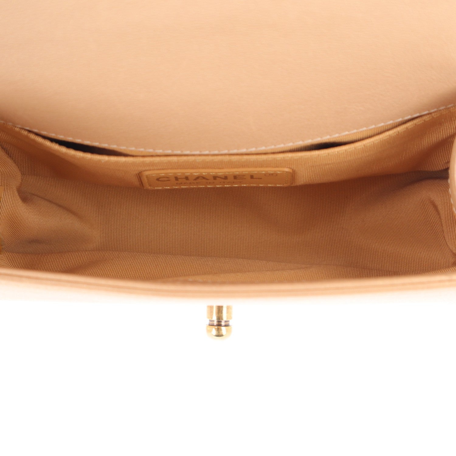 Chanel Metallic Caviar Quilted Small Boy Flap Gold 5 of 10