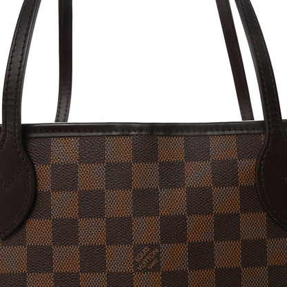 Louis Vuitton Damier Ebene Neo Neverfull MM Rose Ballerine 8 of 11