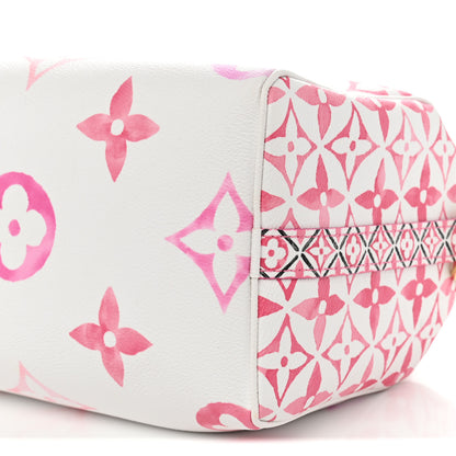 Louis Vuitton Monogram Giant By The Pool 2.0 Speedy Bandouliere 25 Rose 9 of 9